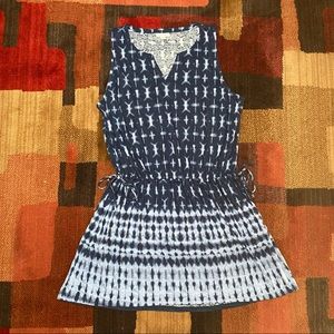 J. Jill Tie Dye Cinch Waist Tunic